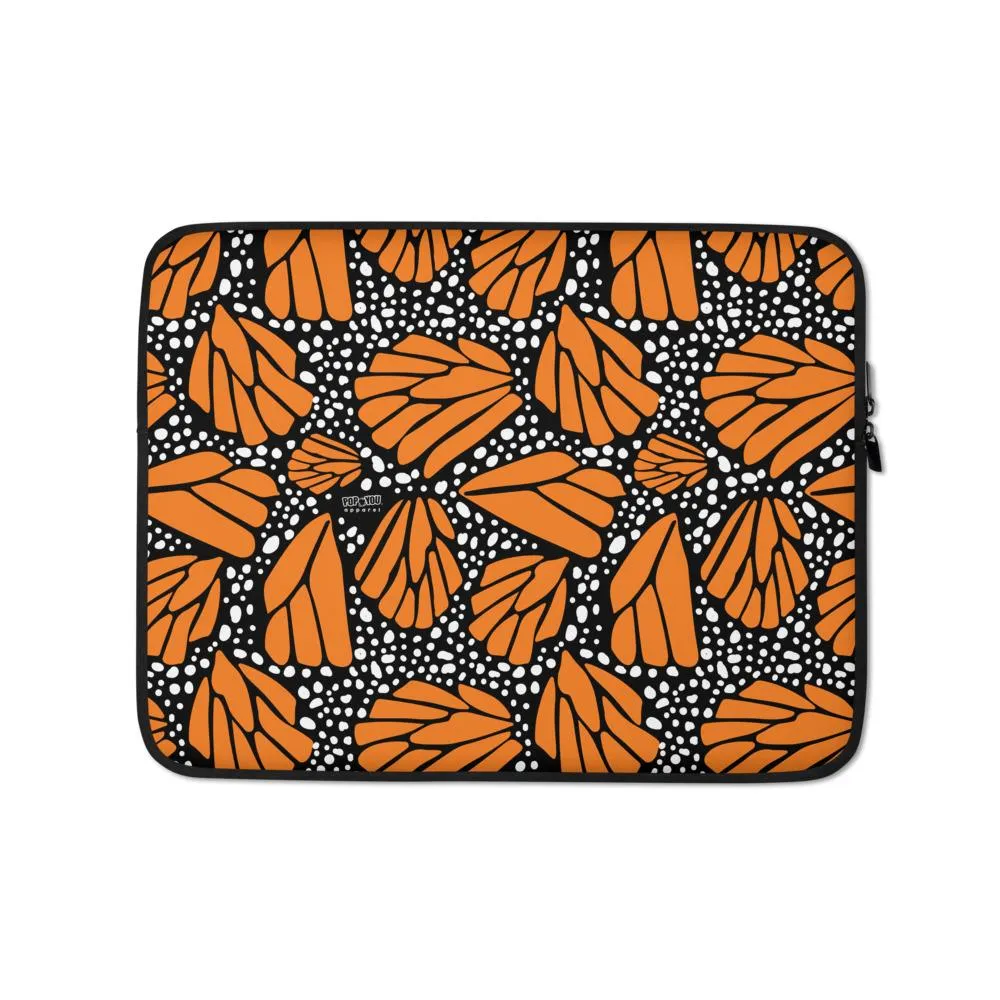 Monarch butterfly pattern Laptop / ipad Sleeve