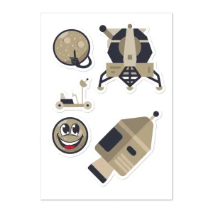 Mondgeflüster - Stickerbogen Apollo