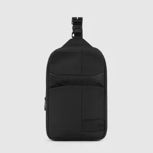 Monospalla Sling in Pelle Porta Ipad®Mini Wollem Nero