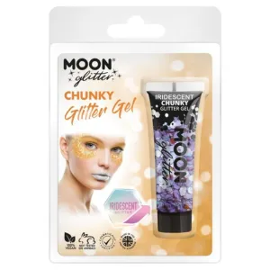 Moon Glitter Iridescent Chunky Glitter Gel, Purple