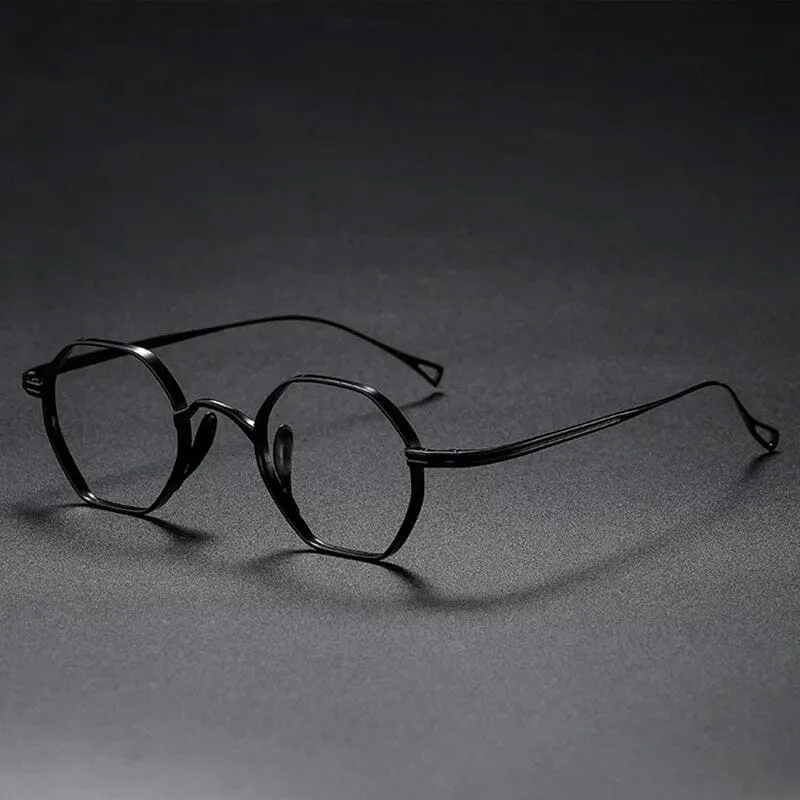 Moryn Titanium Round Glasses Frame
