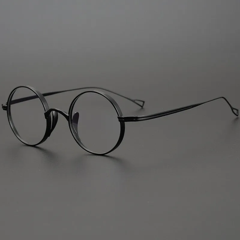Moryn Titanium Round Glasses Frame