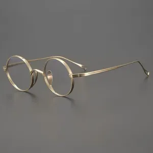 Moryn Titanium Round Glasses Frame