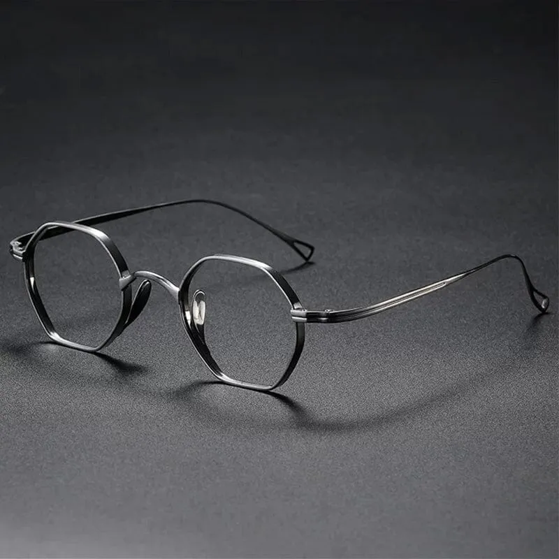 Moryn Titanium Round Glasses Frame