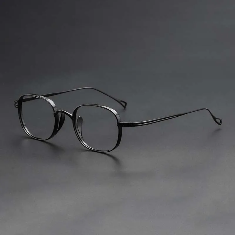 Moryn Titanium Round Glasses Frame