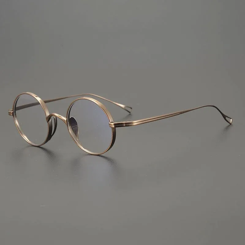 Moryn Titanium Round Glasses Frame