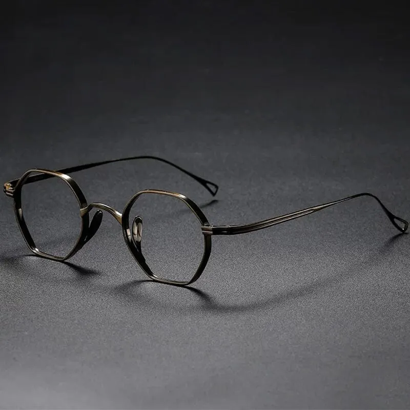 Moryn Titanium Round Glasses Frame
