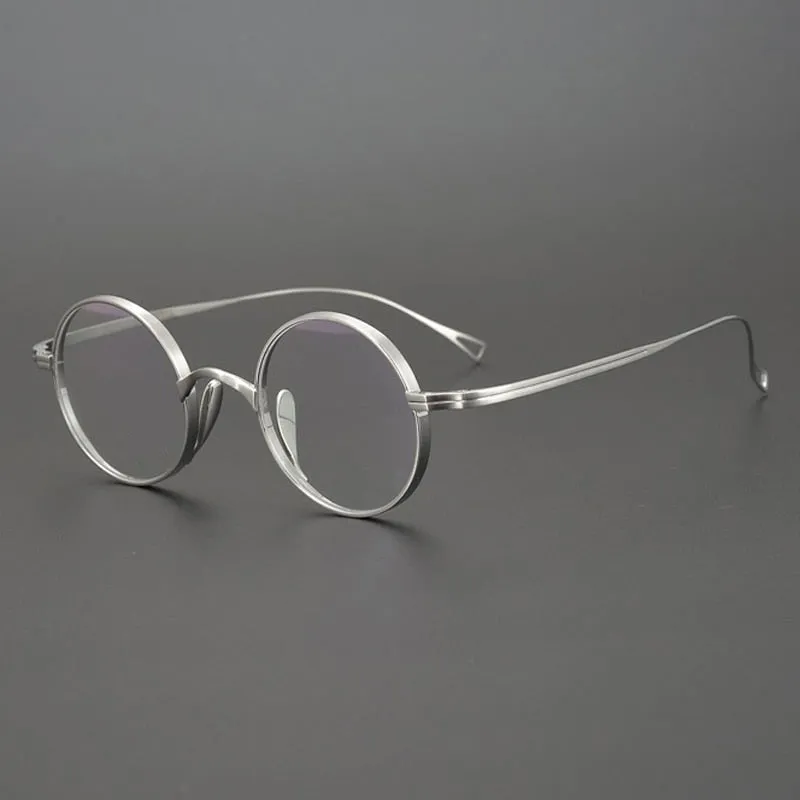 Moryn Titanium Round Glasses Frame
