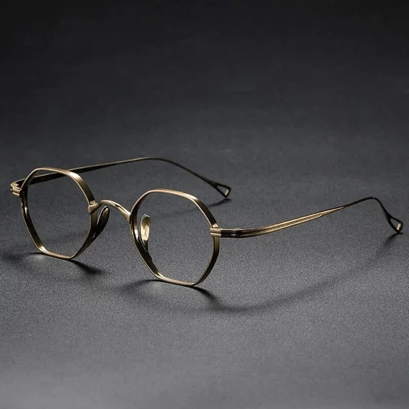 Moryn Titanium Round Glasses Frame
