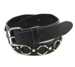 MRB-7  1 1/2" Bondage Belt w/ Ring Strap
