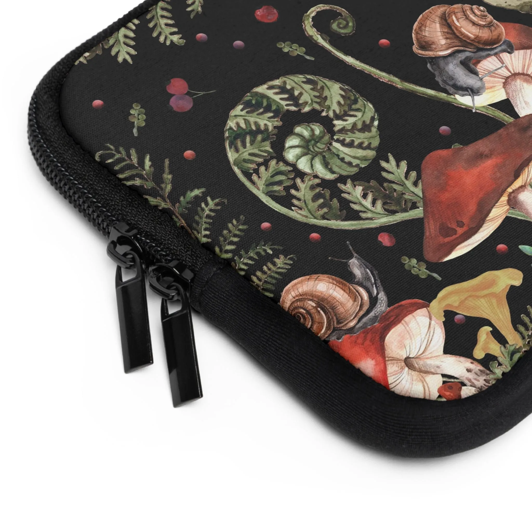 Mushrooms Witch Laptop Case, laptop sleeve, ipad tablet padded cover travel case