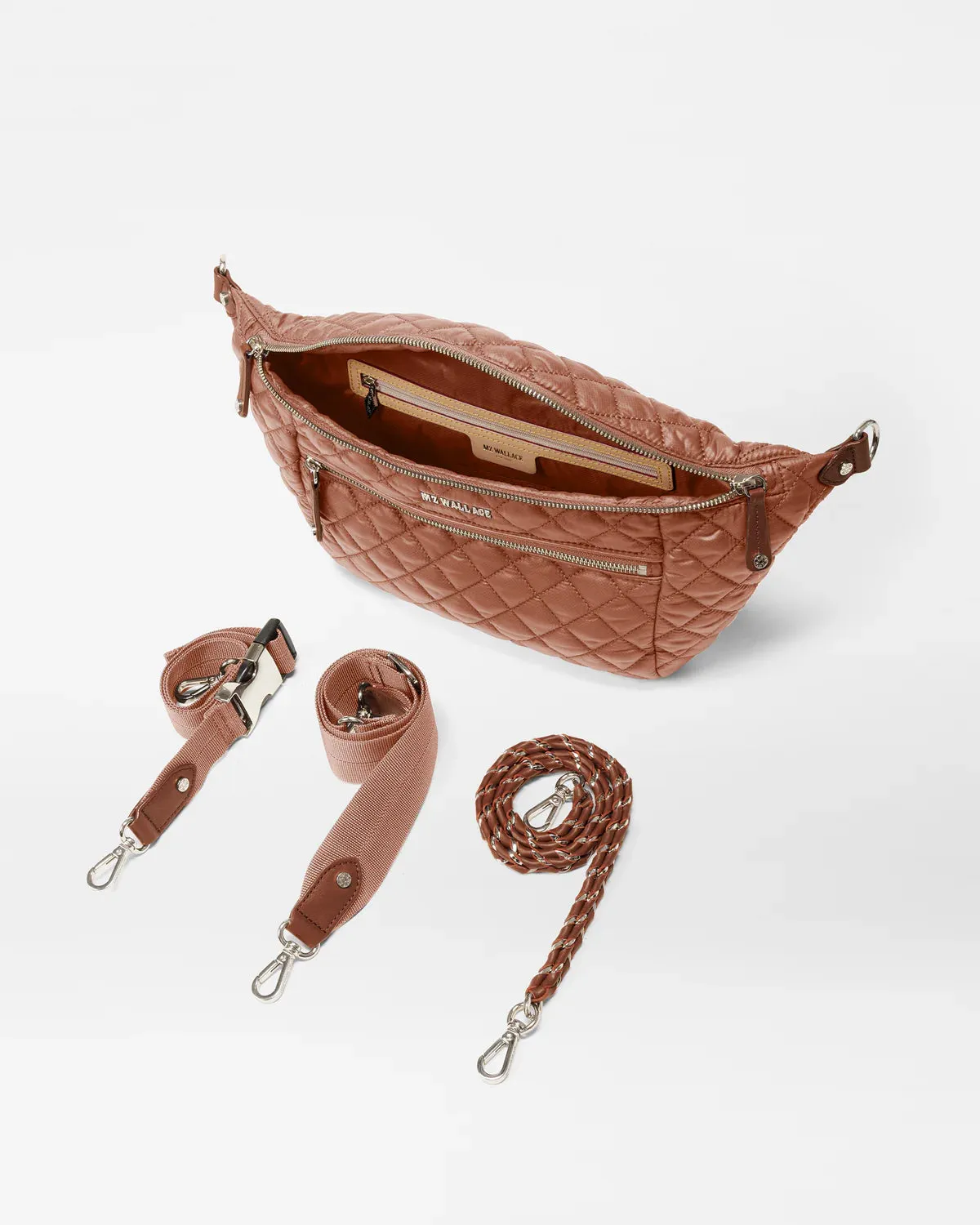 MZ Wallace - Crosby Crossbody Sling (Terracotta)