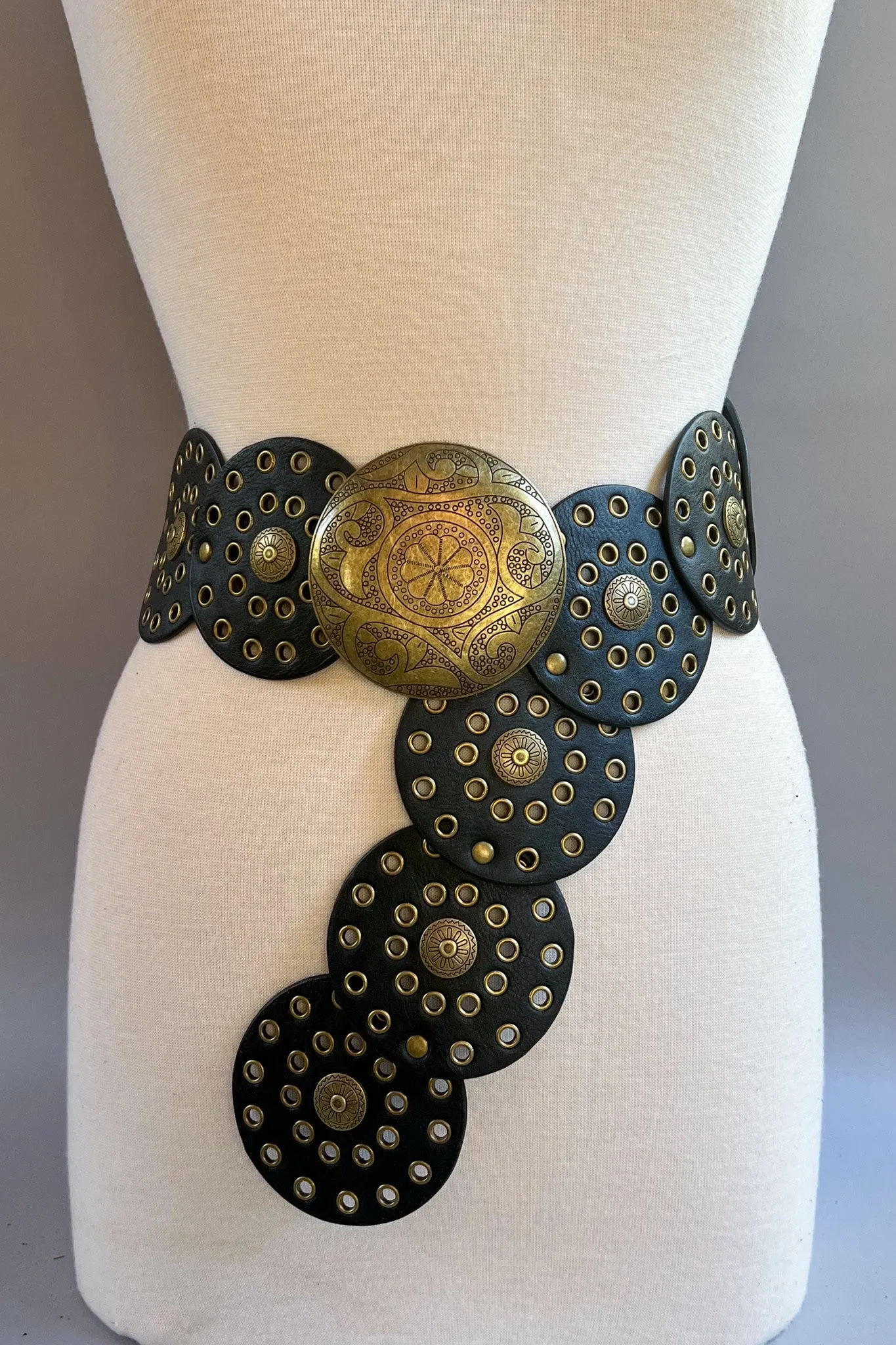 Nancy Belt Black & Gold