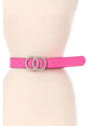 Neon Pink Pearl Belt