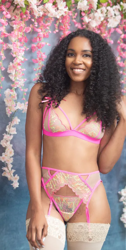 Neon Pink x  Nude