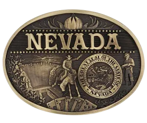 Nevada State Buckle