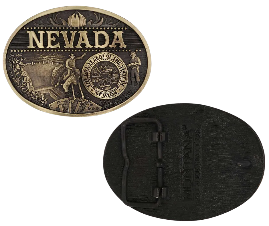 Nevada State Buckle