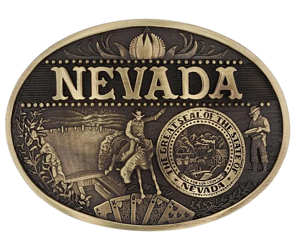 Nevada State Buckle