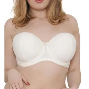 NEW CURVY KATE luxe strapless multiway underwire bra in ivory