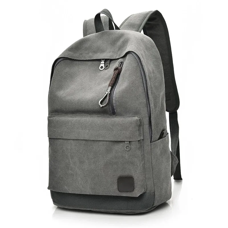 New Large Capacity Canvas Travel Laptop Backpack