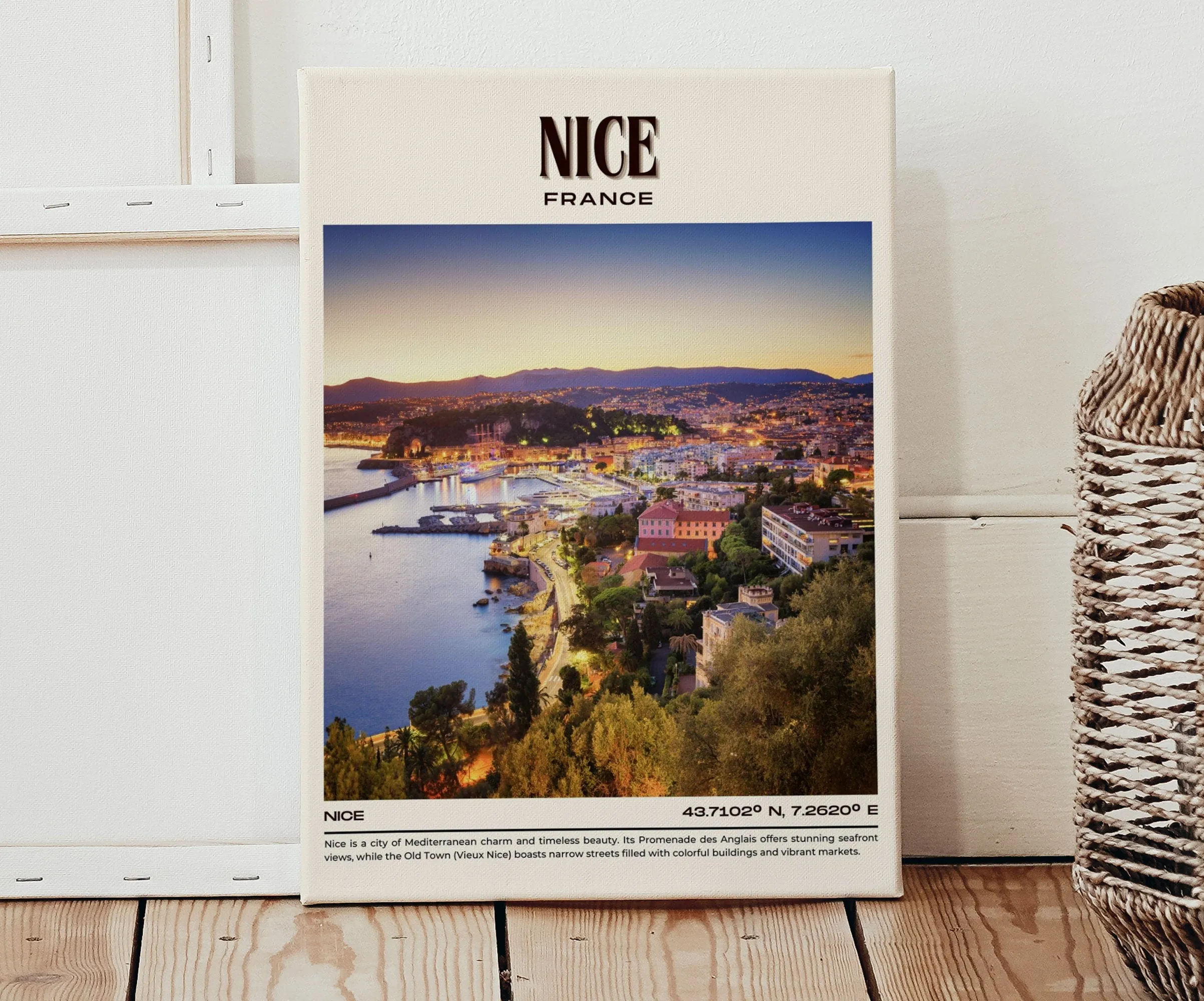 Nice Vintage Wall Art, France
