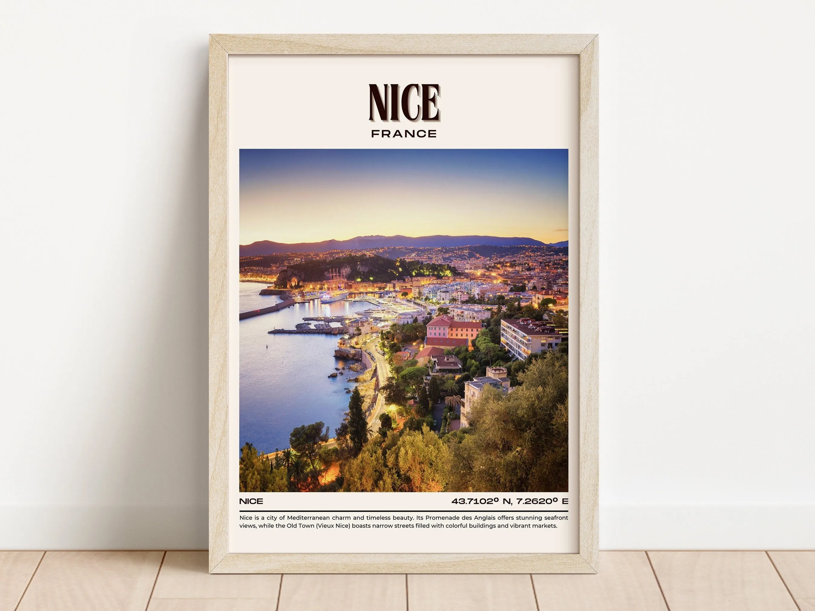 Nice Vintage Wall Art, France