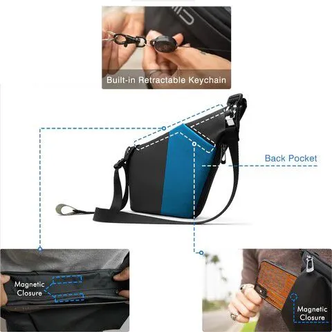 NIID FINO IV Ultra- Slim Hybrid Sling Chest bag