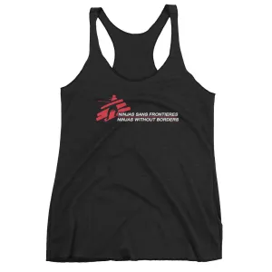 Ninjas without Borders Racerback Tank Top