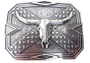 Nocona Steer Skull Buckle