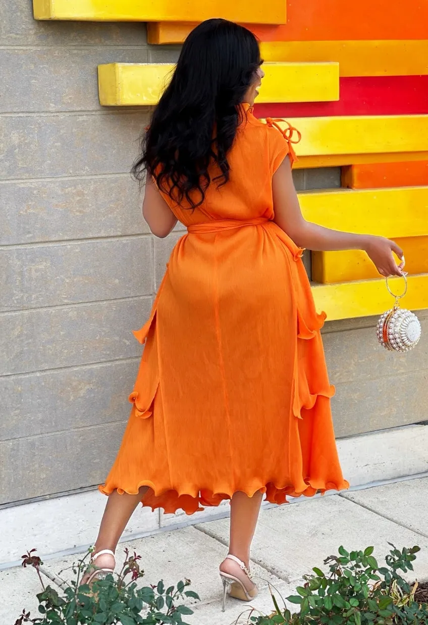 Norabella- Ruffles Galore Swing Dress (NEW)