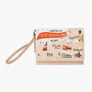 Northeastern Harbors Embroidered Crossbody