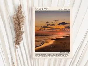 Oak Island Wall Canvas, USA