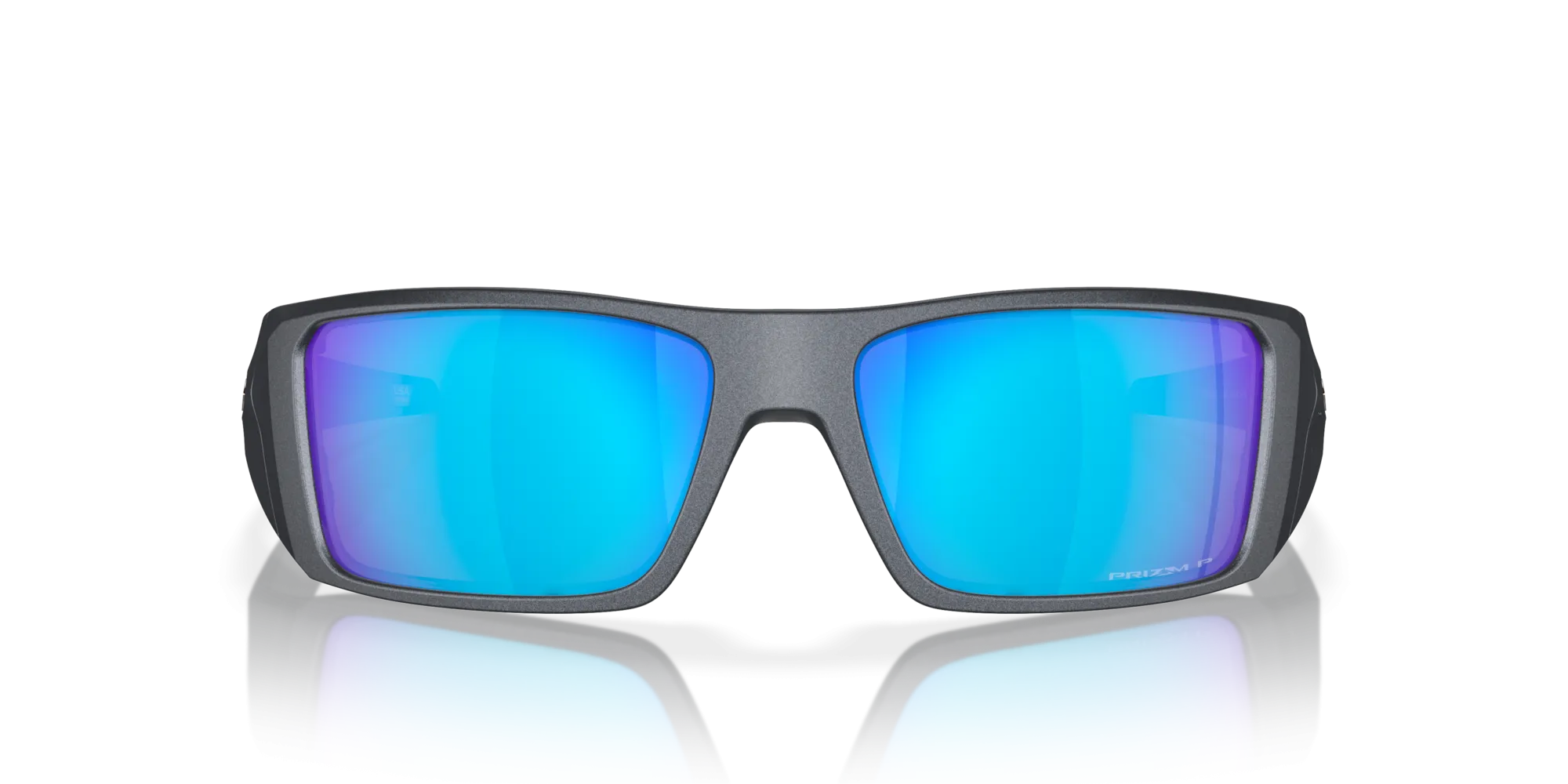 Oakley Heliostat Sunglasses - Blue Steel w/Prizm Sapphire Polarized