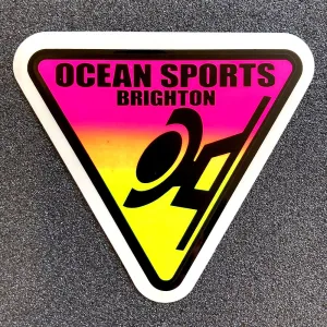 Ocean Sports Brighton Tri Logo Sticker