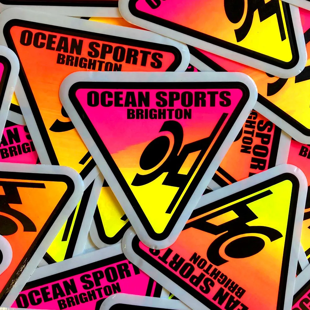 Ocean Sports Brighton Tri Logo Sticker