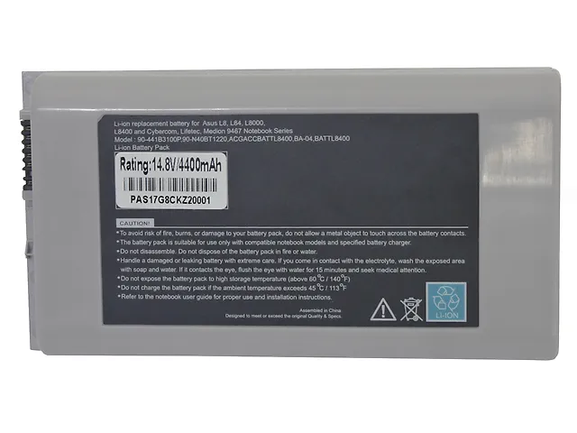Oem As17 L8 L8000 Batería Para Laptop 14.8 V 4400m Ah