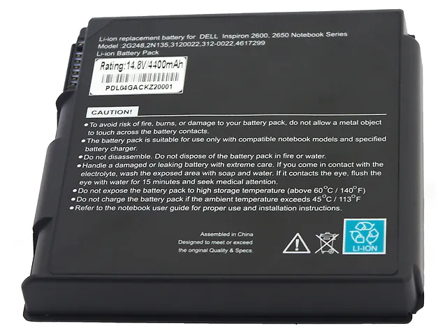 Oem Dl 04 Inspiron 2600 Batería Para Laptop 14.8 V 4400m Ah