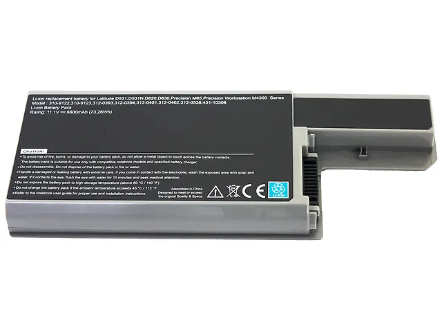 Oem Dl 09 Latitude D820 D830 Batería Para Laptop 11.1 V 6600m Ah