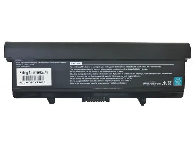 Oem Dl 36 Inspiron 1525 H Batería Para Laptop 11.1 V 6600m Ah