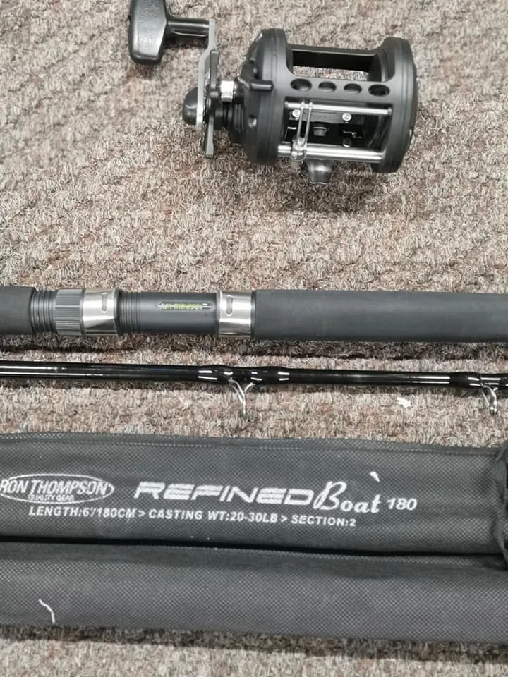 Okuma/ Ron Thompson Boat Fishing Rod Reel Combo