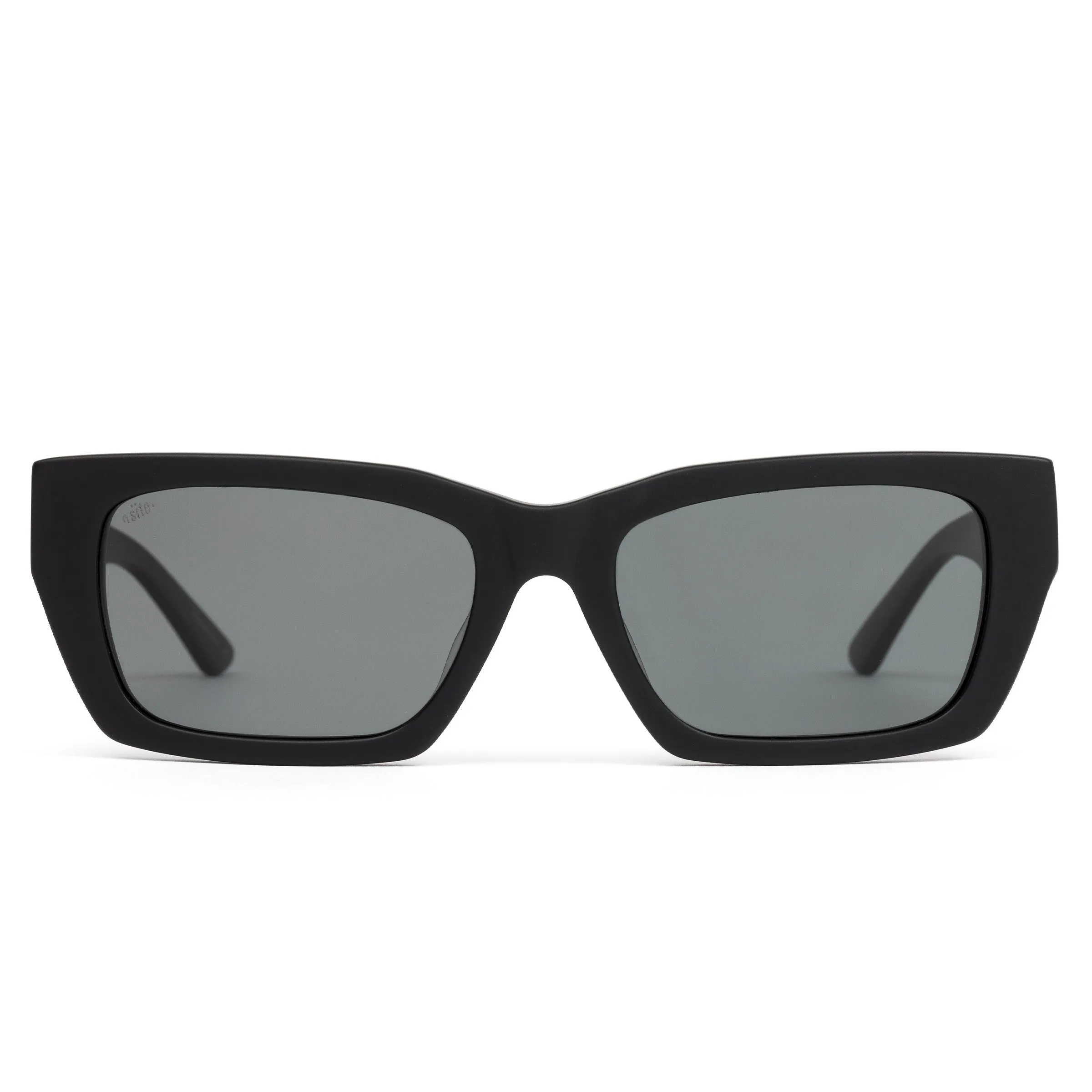 Outer Limits Matte Black Iron Polarised Sunglasses