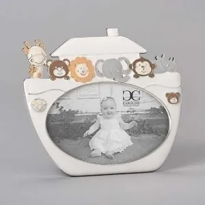 Oval Frame 4X6 Noah's Ark; Caroline Collection  6.5" height