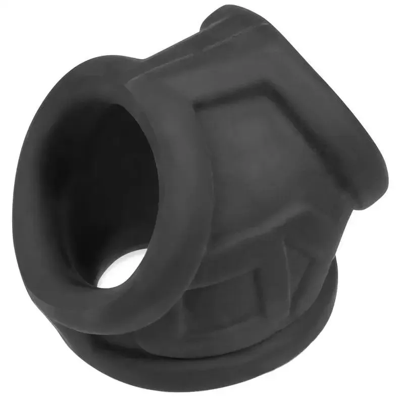 Oxballs Oxsling Black Silicone Power Sling Stretchy Cock Ring for Men