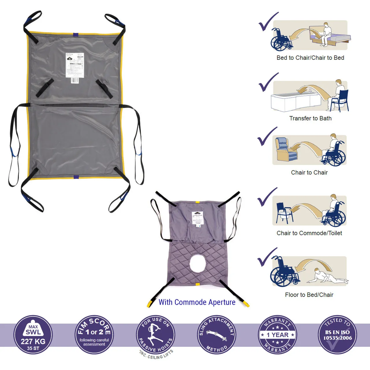 Oxford Long Seat Net Sling