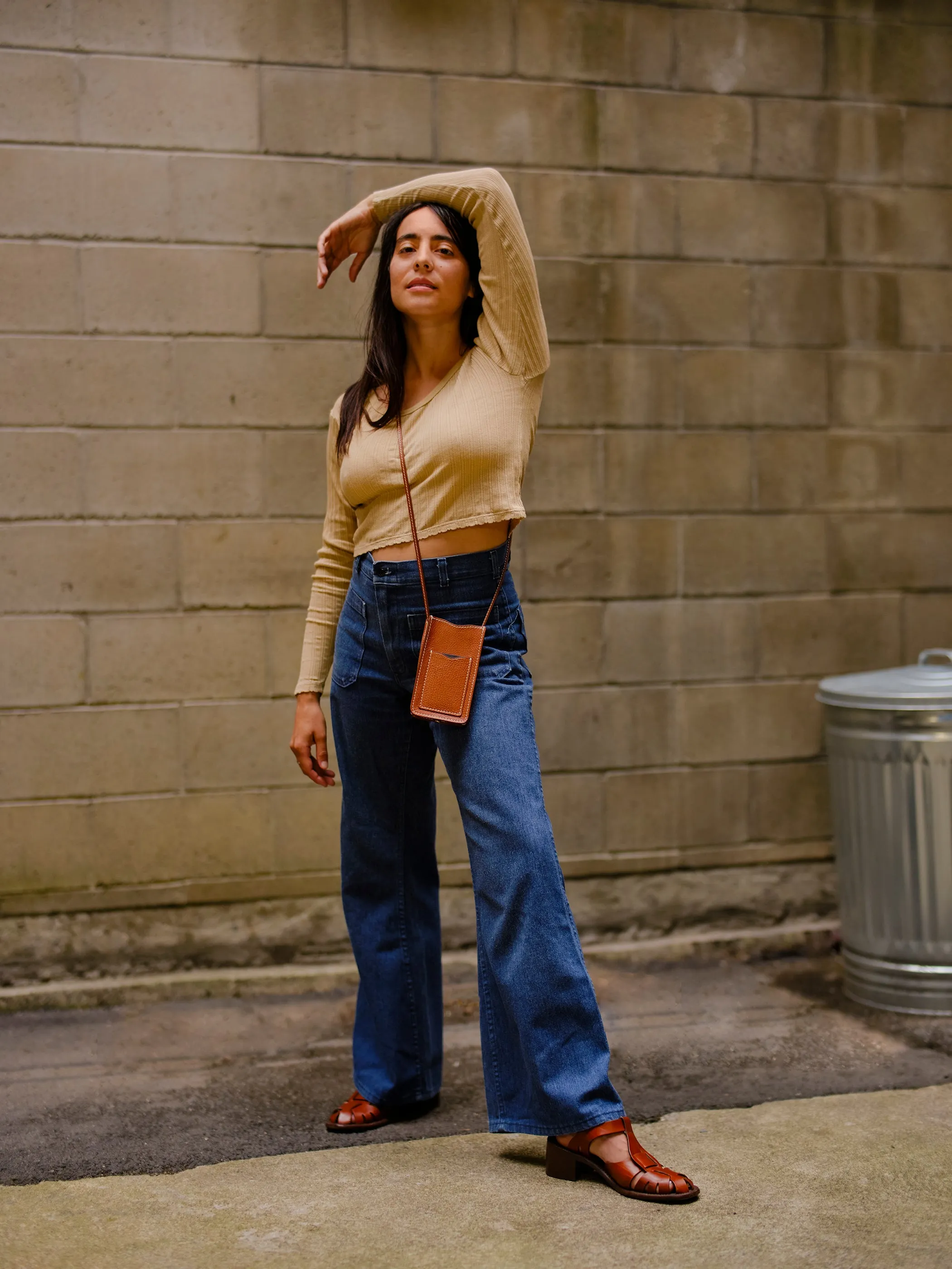 Pal in Leather Brown