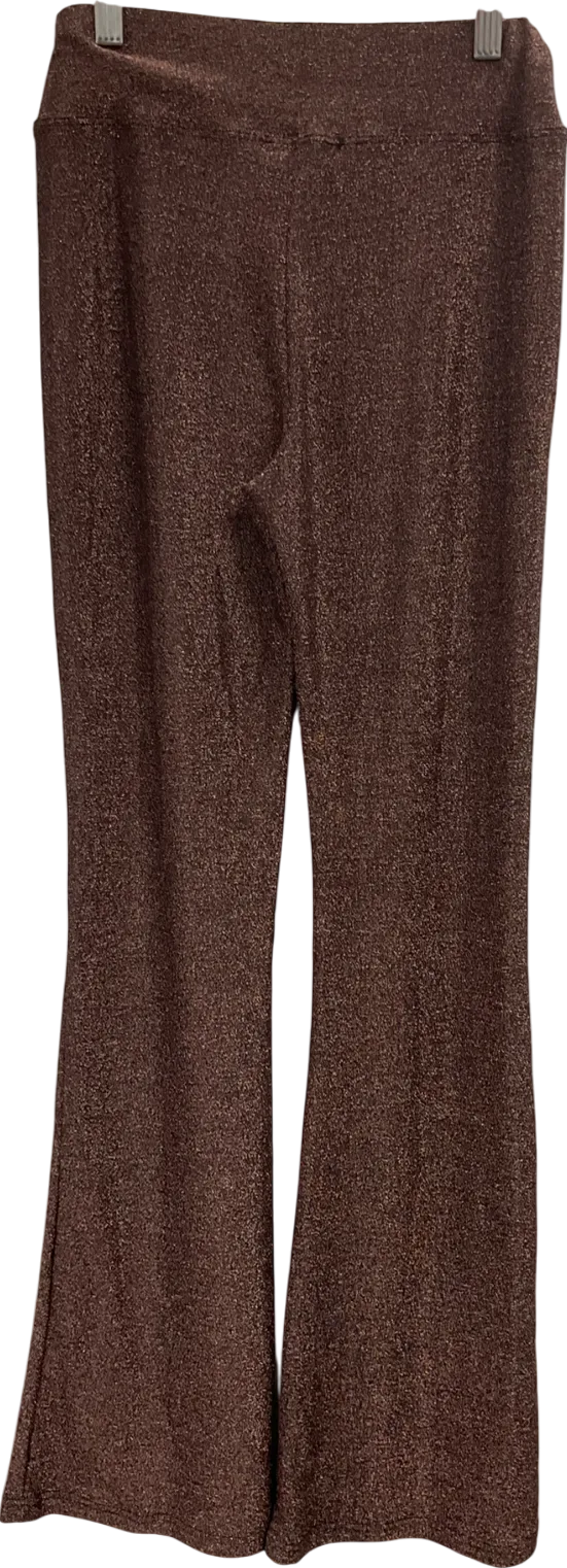 Paris Georgia Metallic Sparkly Flares UK S/M