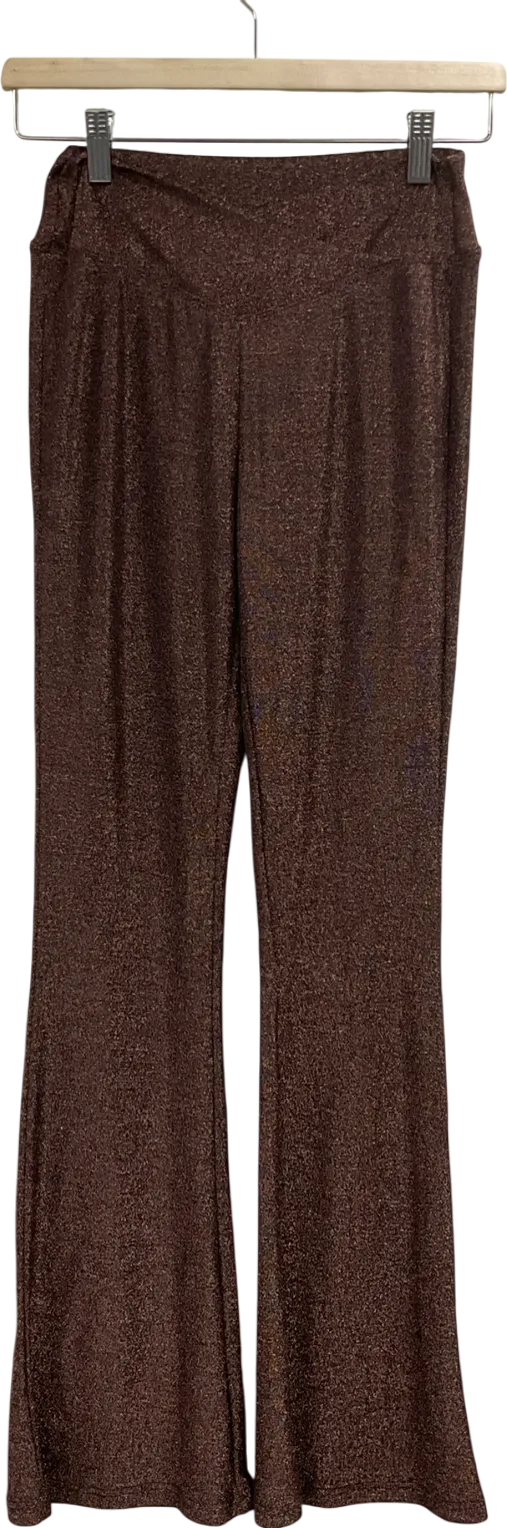 Paris Georgia Metallic Sparkly Flares UK S/M