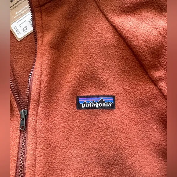Patagonia NWT Women’s Classic Microdini Fleece Vest Burnished Red Size M