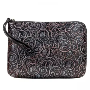 Patricia Nash Cassini Coin Tooled Leather Wristlet