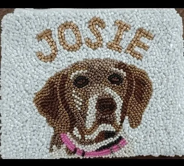 PAWsome Pet Beaded Coin Purse